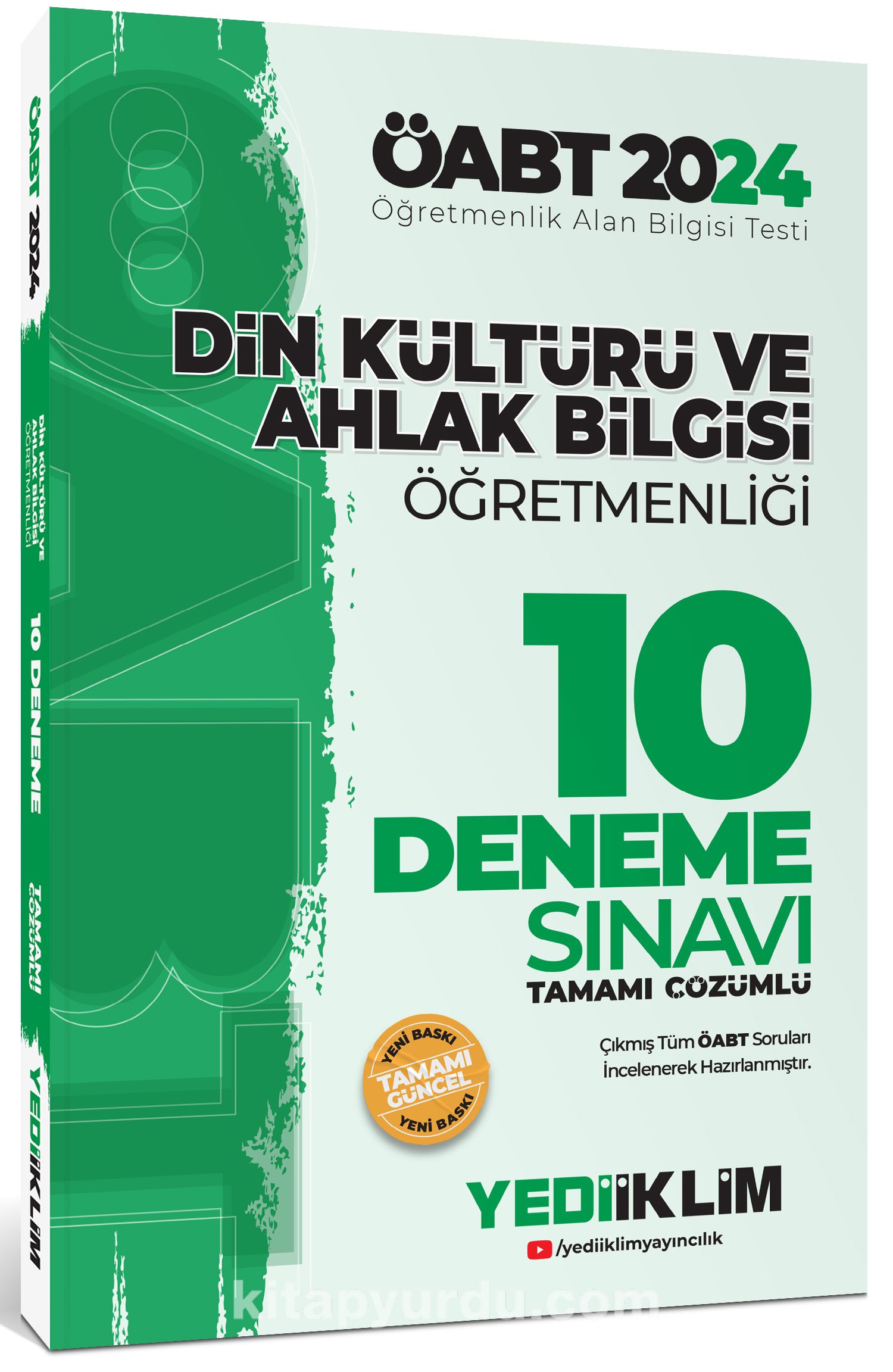 2024 ÖABT Din Kültürü ve Ahlak Bilgisi Öğretmenliği Tamamı Çözümlü 10 Deneme Sınavı