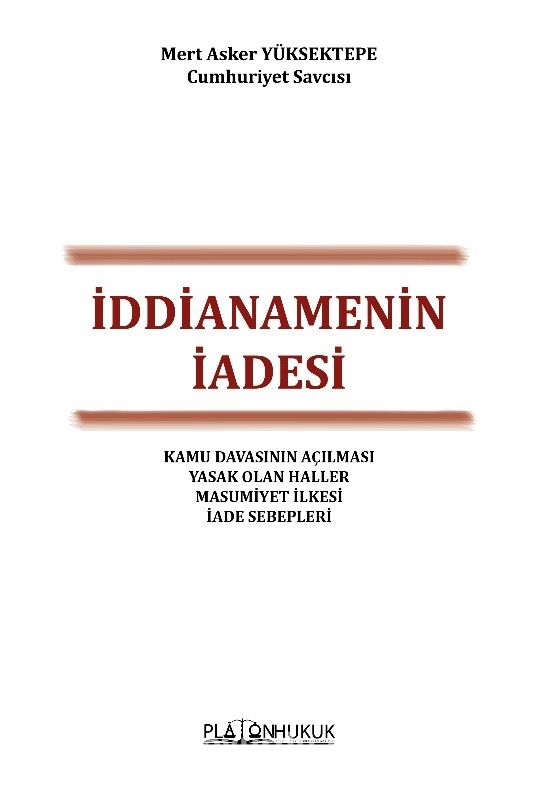 İddianamenin İadesi