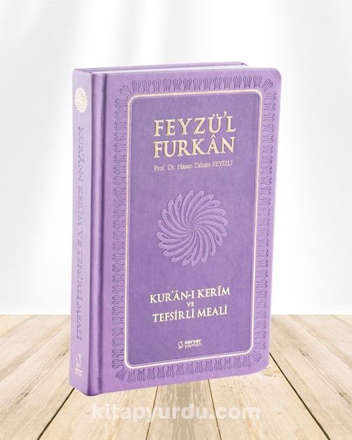 Feyzü'l Furkan Kur'an-ı Kerim ve Tefsirli Meali (Sempatik Cep Boy - Ciltli) Lila