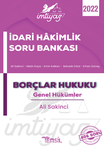 İmtiyaz İdari Hakimlik Çalışma Kitabı Borçlar Hukuku