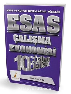 KPSS Esas Çalışma Ekonomisi 10 Çözümlü Deneme