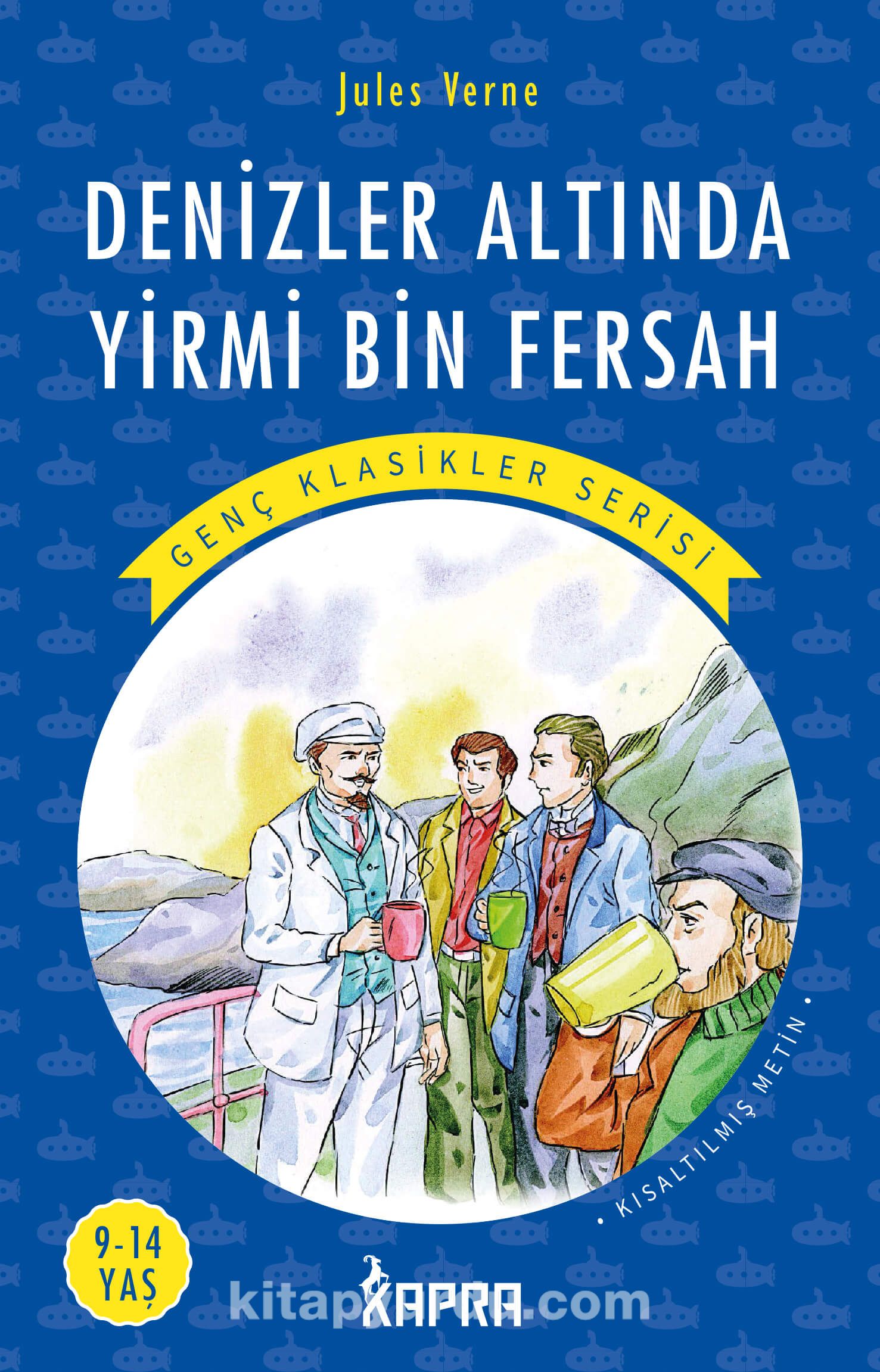 Denizler Altında Yirmi Bin Fersah / Resimli Genç Klasikler Serisi (Kısaltılmış Metin)