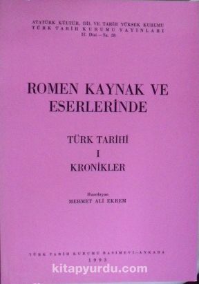 Romen Kaynak ve Eserlerinde Türk Tarihi I Kronikler 13-Z-27