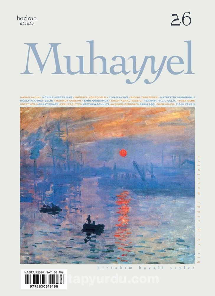 Muhayyel Dergisi Sayı:26 Haziran 2020