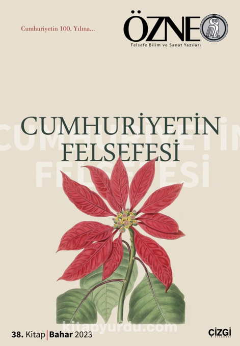 Özne 38. Kitap Cumhuriyetin Felsefesi