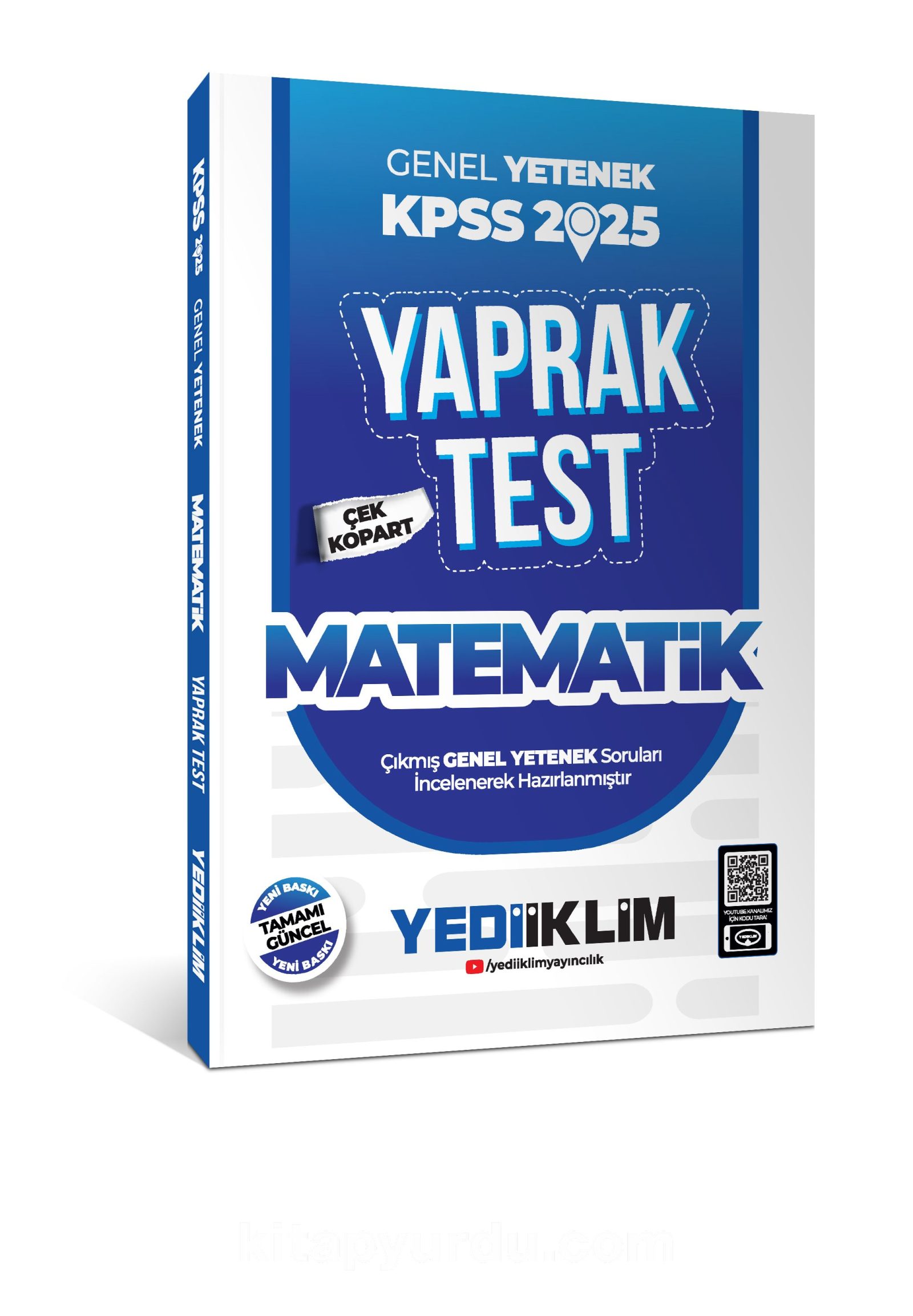 2025 KPSS Genel Yetenek Matematik Çek Kopart Yaprak Test