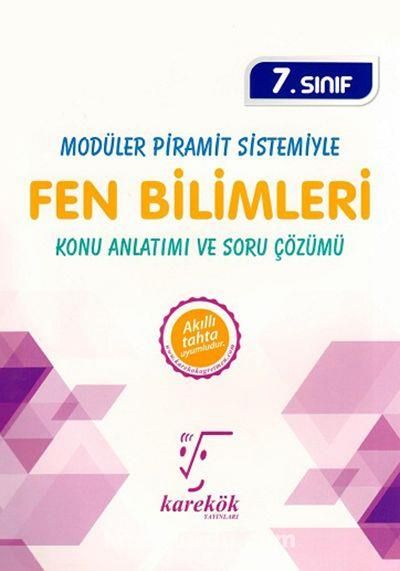 7. Sınıf Modüler Piramit Sistemiyle Fen Bilimleri Konu Anlatımı ve Soru Çözümü