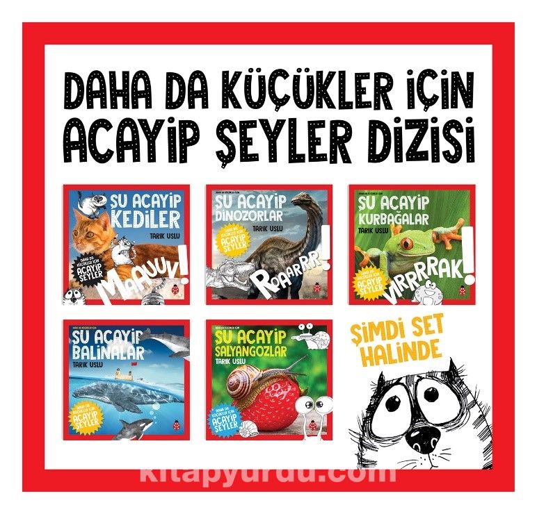 Daha da Küçükler İçin  Acayip Şeyler Dizisi (5 Kitap)